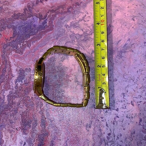 Kenneth Cole Gold Toned Crystal Accented Ladies Watch - Picture 9 of 9